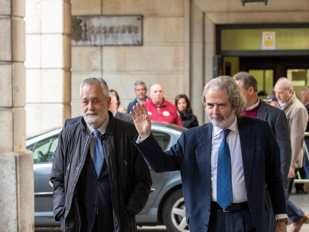 José Antonio Griñán llega a la Audiencia de Sevilla para conocer la sentencia del Caso de los ERE.
