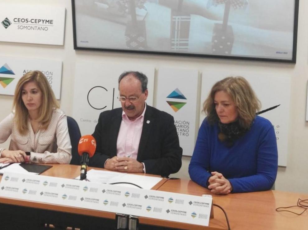 Rueda de prensa de la Asociación de Empresarios de Barbastro