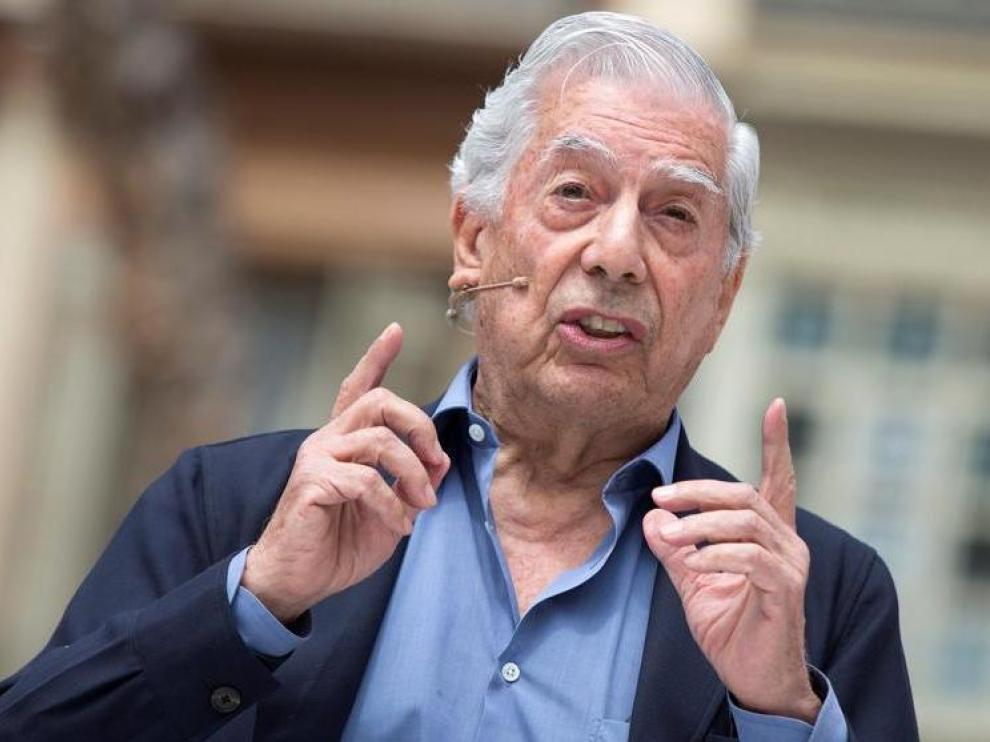 Mario Vargas Llosa, invitado esta tarde por la Universidad de Zaragoza.