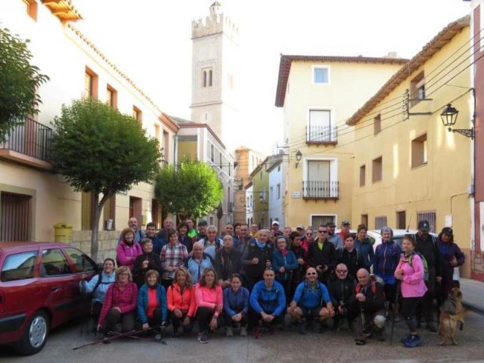 Una de las últimas marchas del año se celebró en Longares, en octubre.