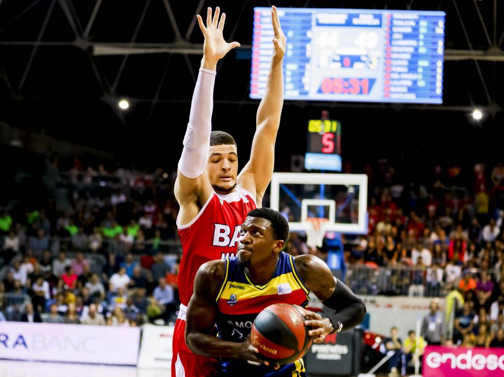 Dylan Ennis, en el partido ante el Manresa de octubre de 2018.