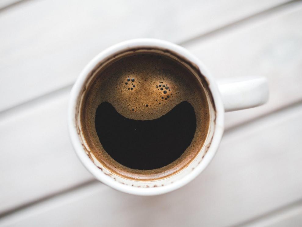 ¿Está sonriendo este café?