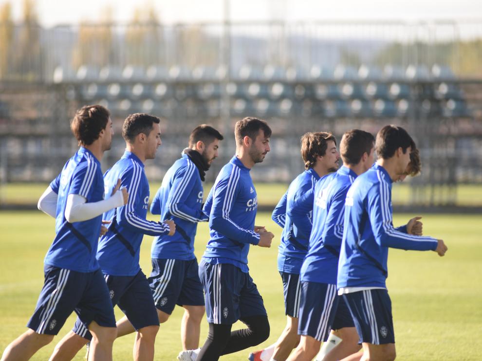 El Real Zaragoza ha comenzado a preparar el partido de la próxima jornada de Liga que le enfrentará el sábado 30 al Girona en el estadio de La Romareda