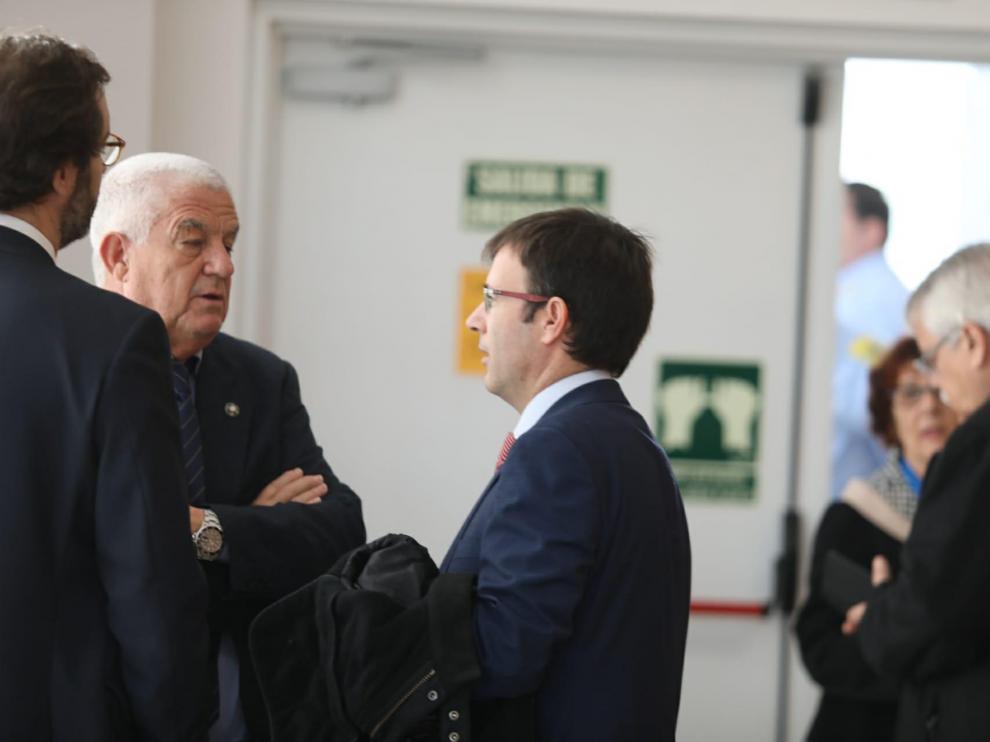 A las 9 de la mañana han comenzado a llegar al juzgado de Instrucción número 5 de Huesca los imputados por la segunda parte de la Operación Oikos, de amaño de partidos de fútbol.