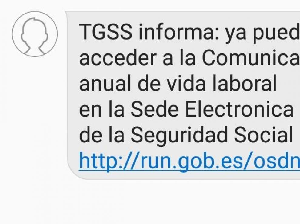 El mensaje de la TGSS