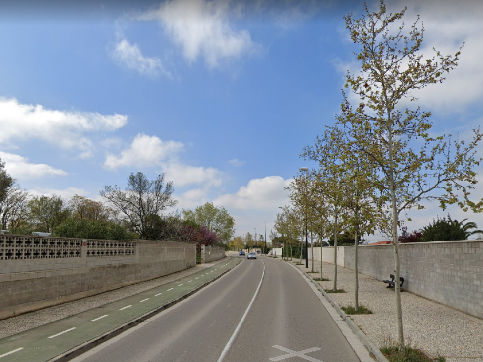 El accidente tuvo lugar en el camino de Bárboles de Garrapinillos.