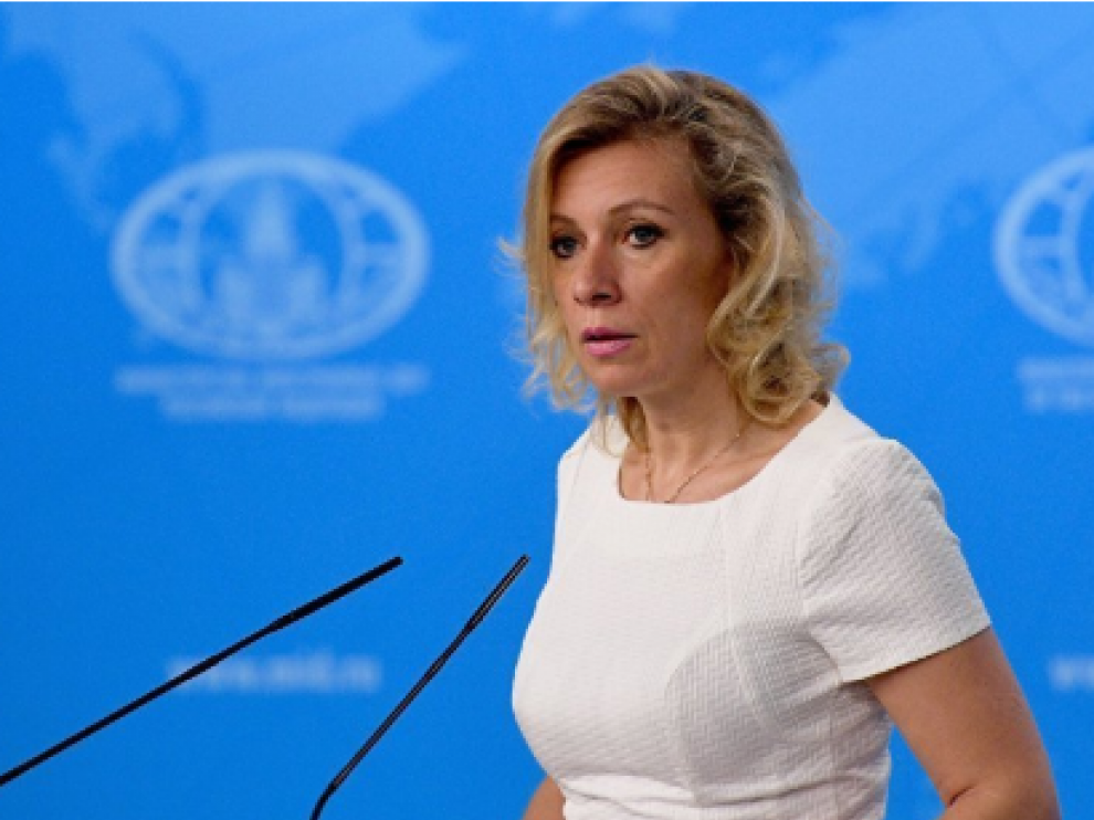 María Zajárova, portavoz del Ministerio de Asuntos Exteriores ruso.