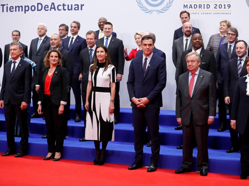 Apertura de la Cumbre Mundial del Clima en Madrid, COP25, con participación de medio centenar de jefes de Estado y de Gobierno,