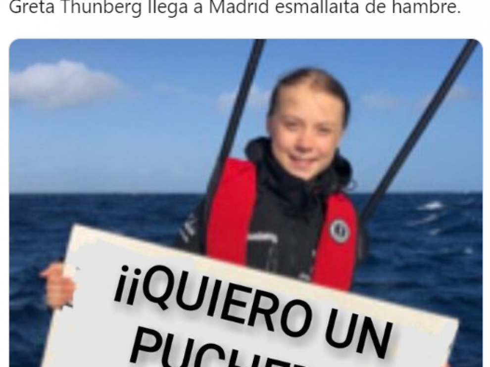Los memes de Greta Thunberg antes de su llegada a la Cumbre del Clima de Madrid