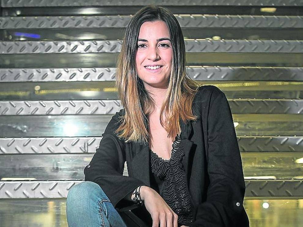 Laura Cebrián fotografiada hace pocos días en Zaragoza.