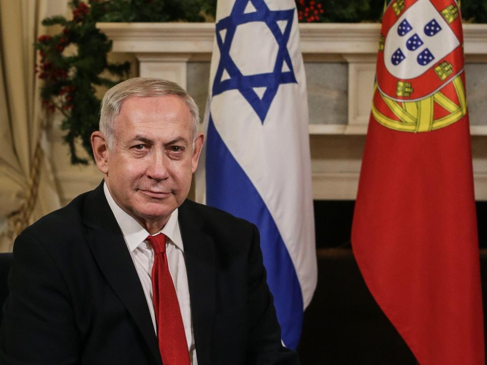 El primer ministro israelí, Benjamin Netanyahu, en una visita a Lisboa el pasado jueves.