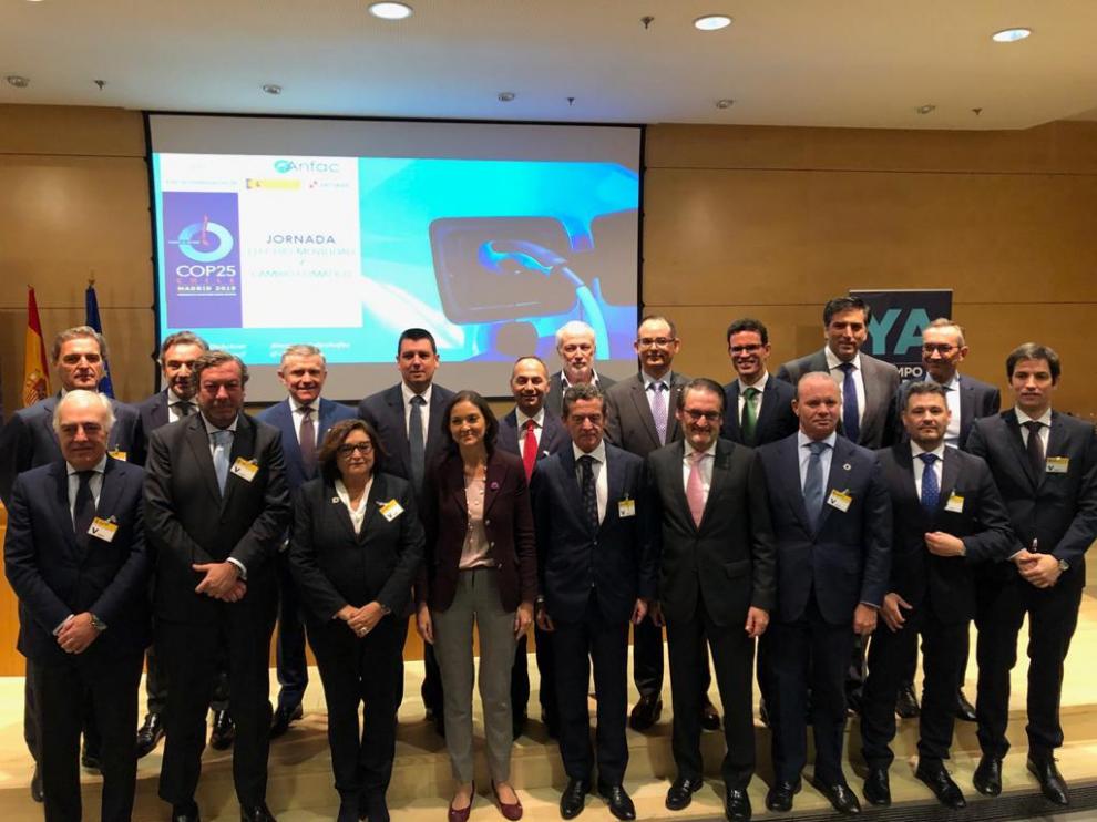 Jornada 'Electro movilidad y cambio climático', celebrada dentro de los actos de la Cumbre del Clima 2019, en la que ha participado Fundación Ibercaja