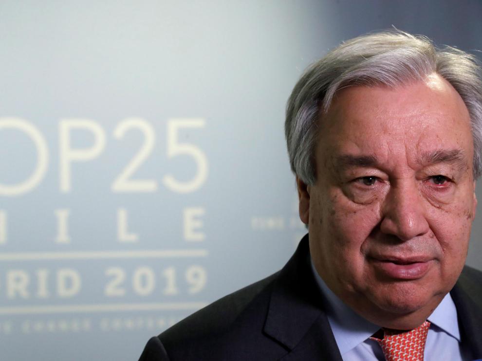 El secretario general de las Naciones Unidas, Antonio Guterres.