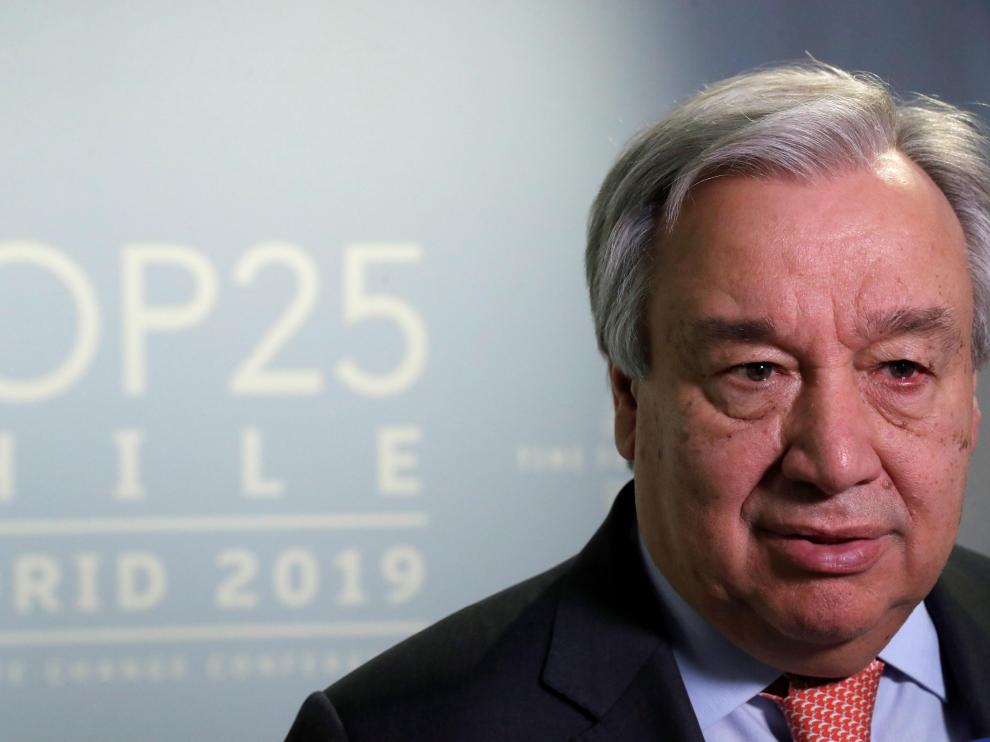 El secretario general de las Naciones Unidas, Antonio Guterres.