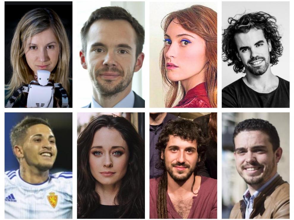 Algunos de los jóvenes aragoneses más destacados.