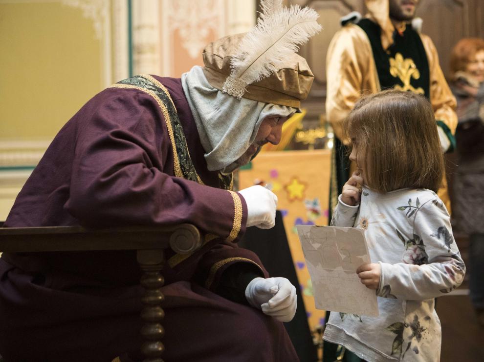 El Cartero Real en el Museo Alma Mater de Zaragoza el año pasado.