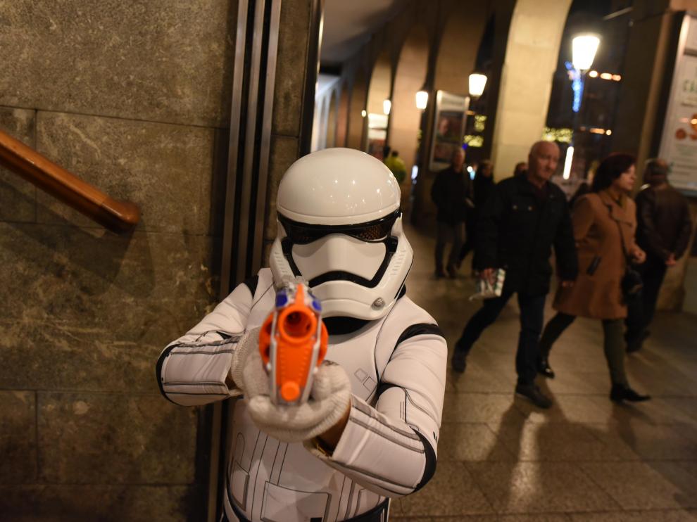 Estreno de la nueva película de Star Wars en Zaragoza.