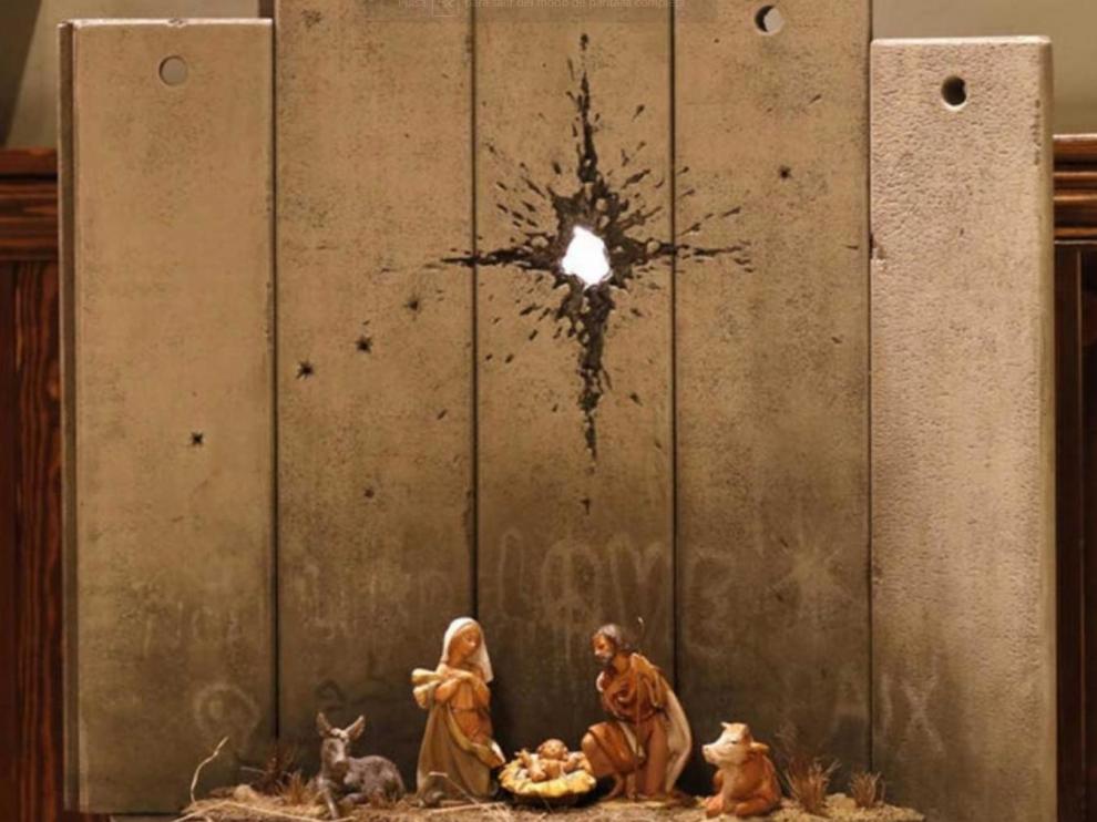 El belén de Banksy.