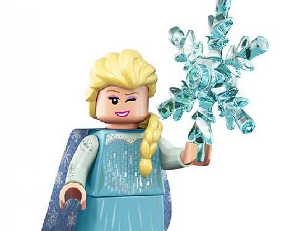 Figura de Lego de Elsa, de 'Frozen'.