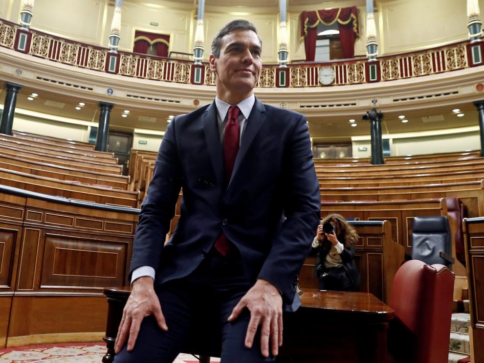 Pedro Sánchez, investido presidente del Gobierno en segunda votación.