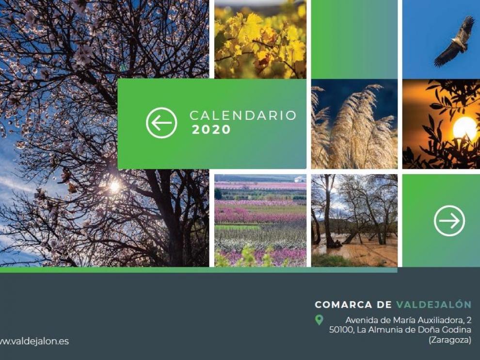 Calendarios para promocionar la comarca de Valdejalón.