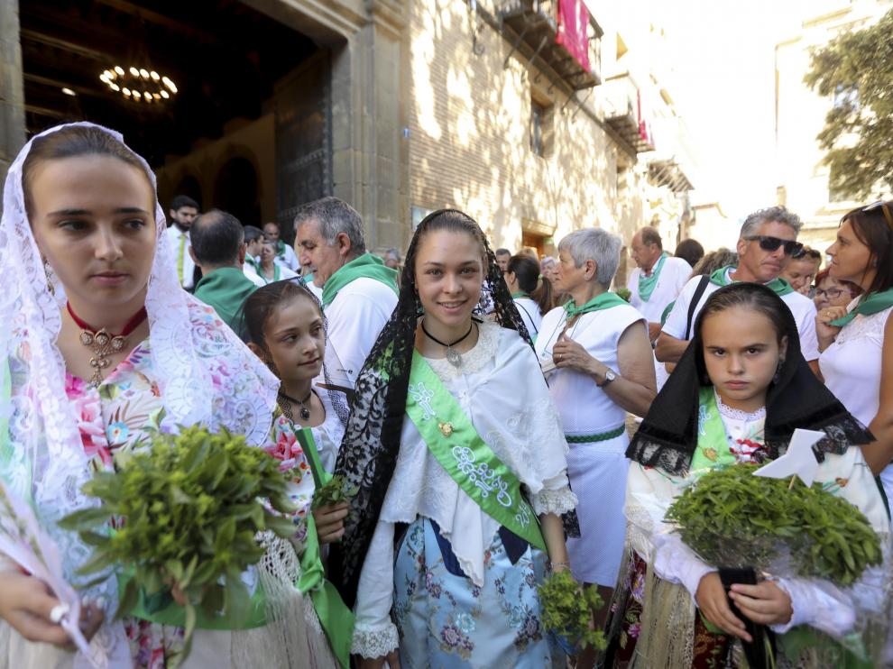 La procesión de San Lorenzo es uno de los muchos actos a los que acuden las mairalesas.