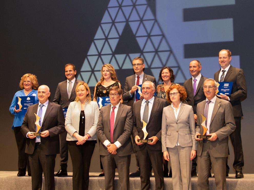 Última entrega de los Premios a la Excelencia Empresarial de Aragón.