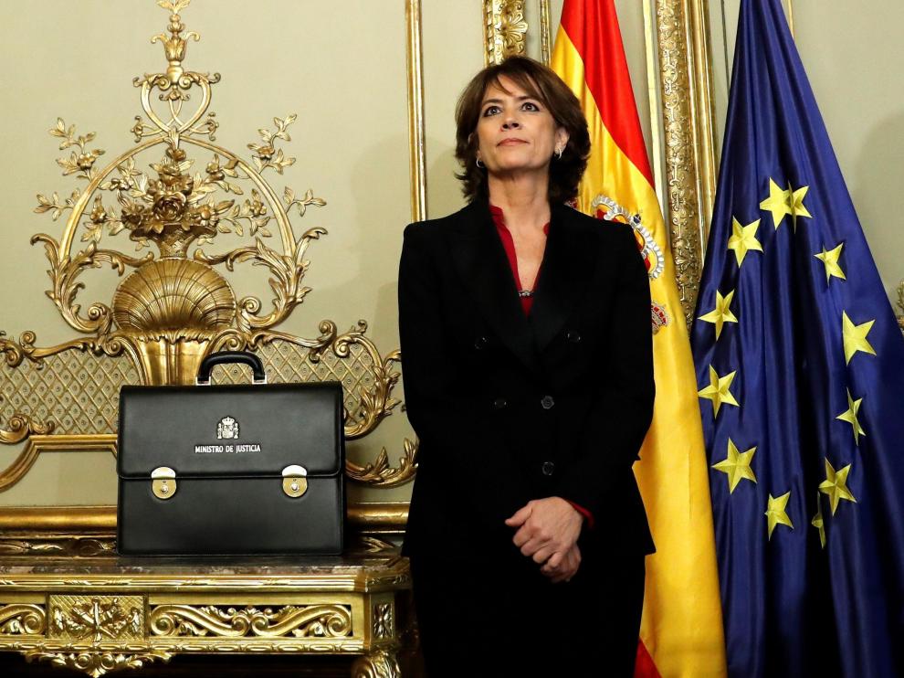 Dolores Delgado, ya exministra de Justicia y próxima Fiscal General del Estado.