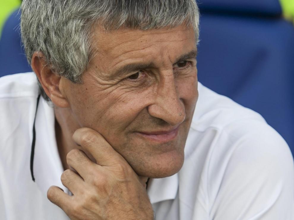Setién, cuando estuvo al frente del banquillo del CD Lugo