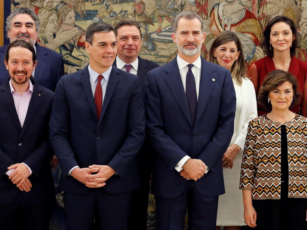 Toma de posesión de los ministros del nuevo Gobierno de Sánchez