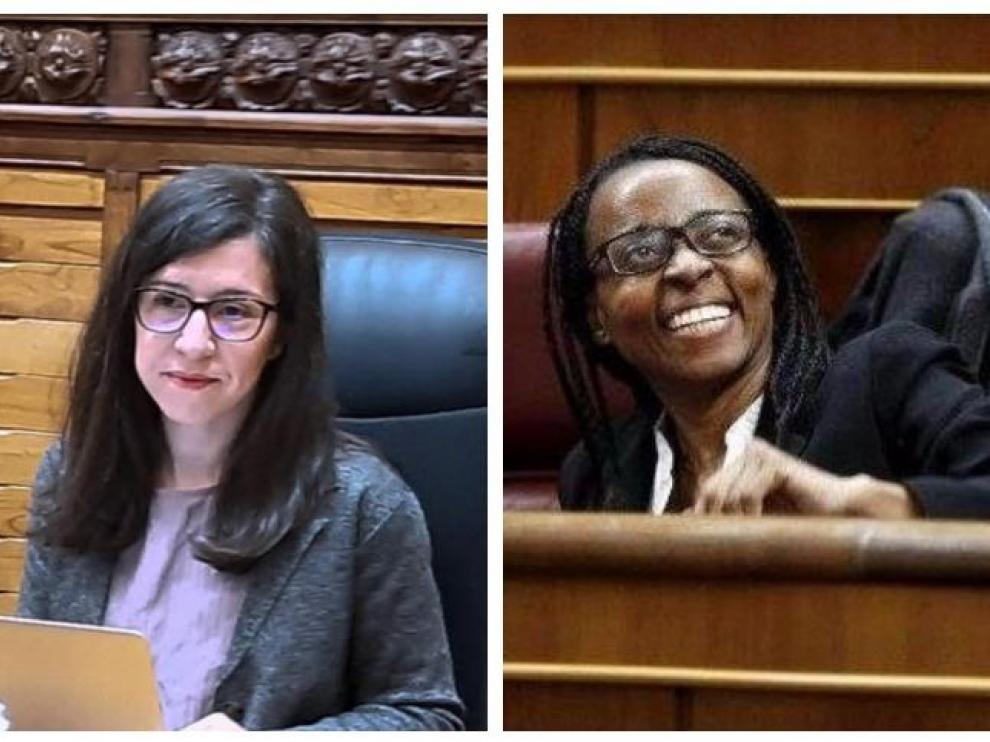 Alba González y Rita Bosabo
