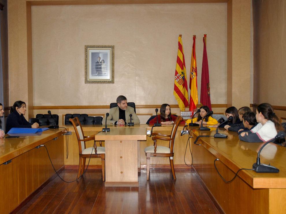 Los alumnos expusieron sus propuestas al alcalde