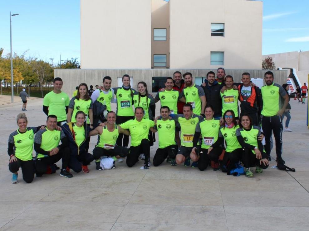 La AsociaciónTitan School Ejea en la III Gladiator Aragón, prueba celebrada en Villanueva de Gállego el pasado 9 de noviembre
