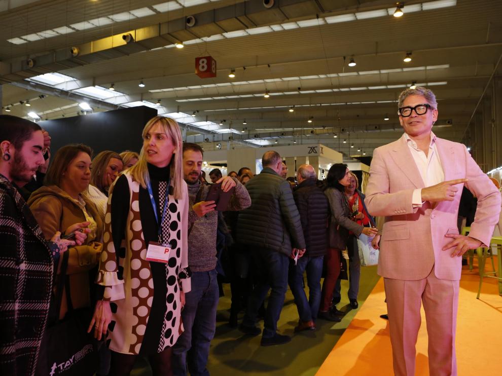 Boris Izaguirre, en la Feria del Mueble de Zaragoza 2020