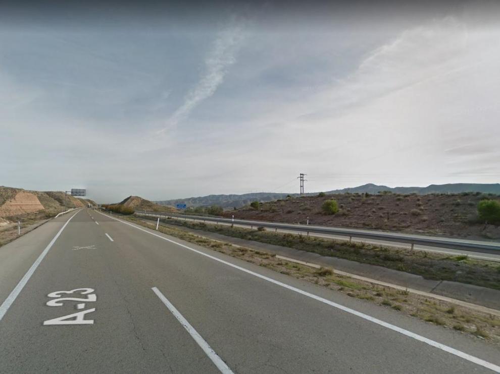 Las incidencias por mal estado del firme se están registrando a la altura del km 260-265 en dirección María de Huerva.