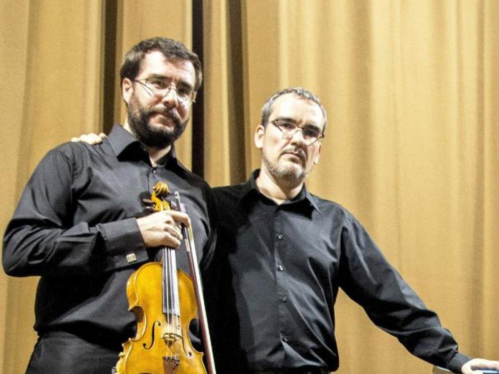 Daniel Francés y Sergio Bernal en una de sus actuaciones anteriores.