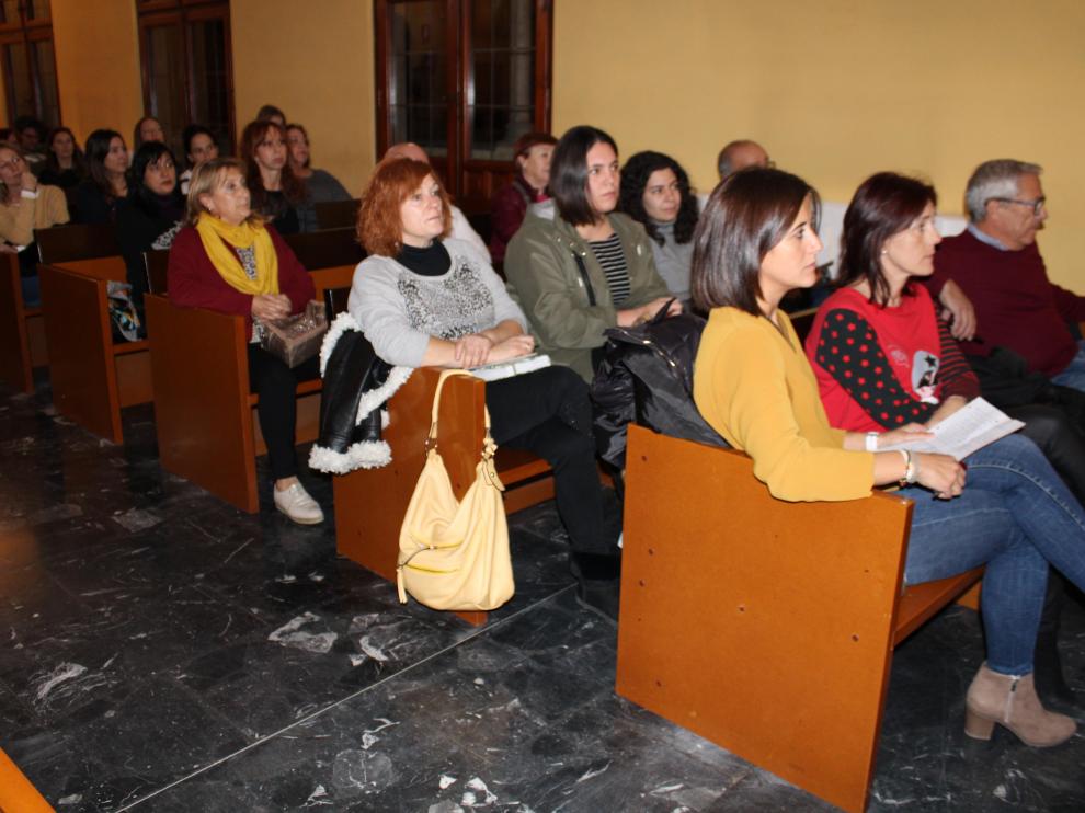 Miembros del AMPA en el pleno municipal del pasado mes de noviembre.