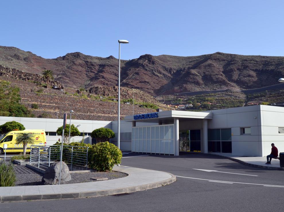 Imagen del hospital de La Gomera donde permanecen ingresados los cinco alemanes.