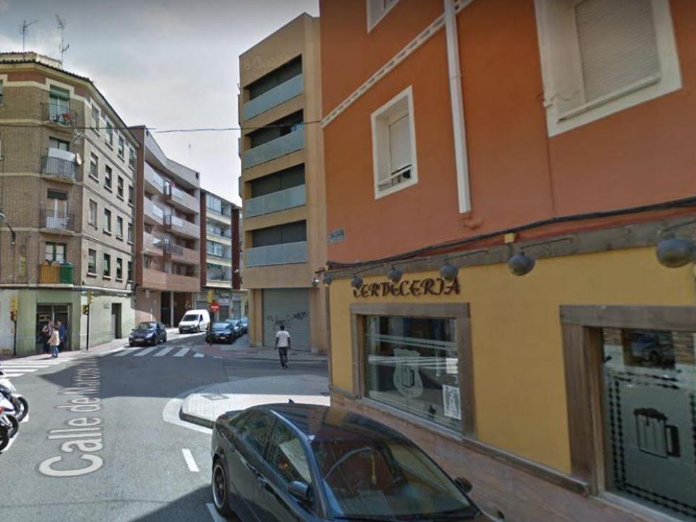 Calle de Marcos Zapata, en las Delicias