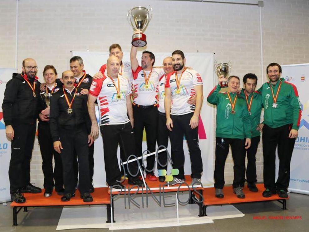 Club Hielo del Pirineo y Club Hielo Jaca lideraron el podium para ascender a primera división