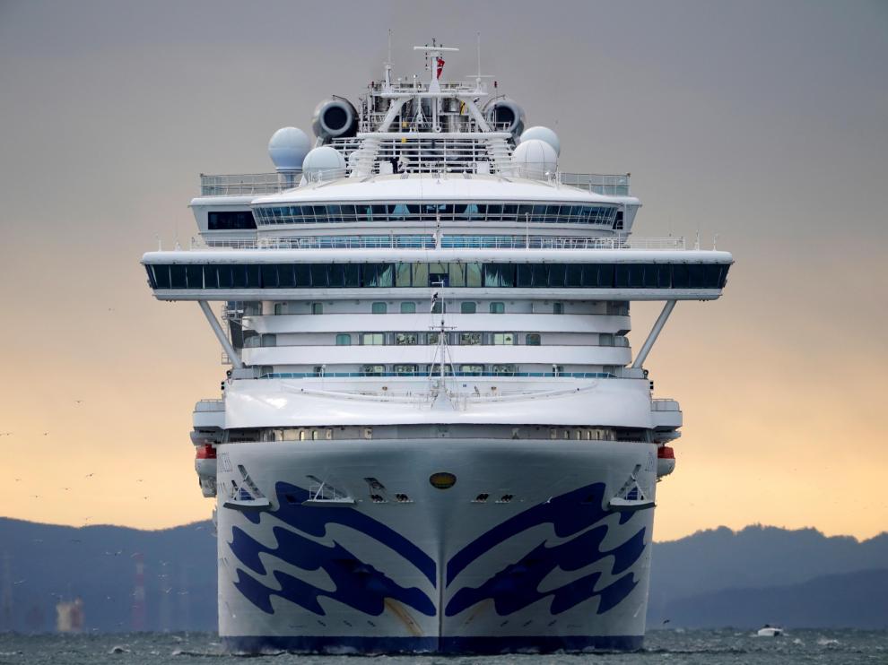 Crucero donde están los infectados de coronavirus.