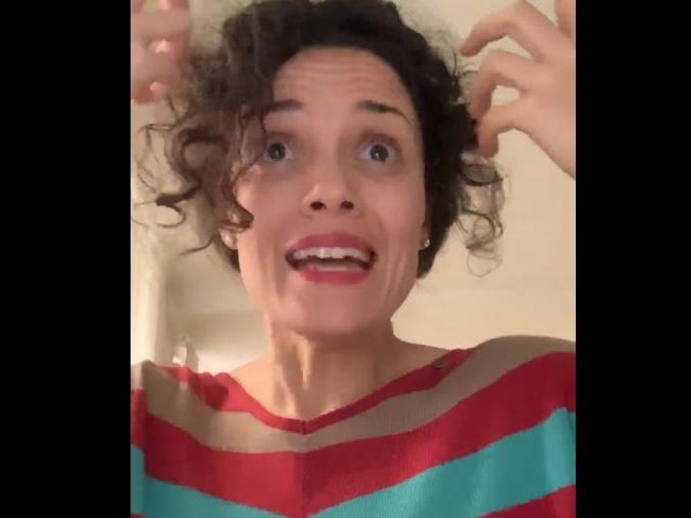 Sheila Blanco interpretando 'Mozart, un niño genial'.
