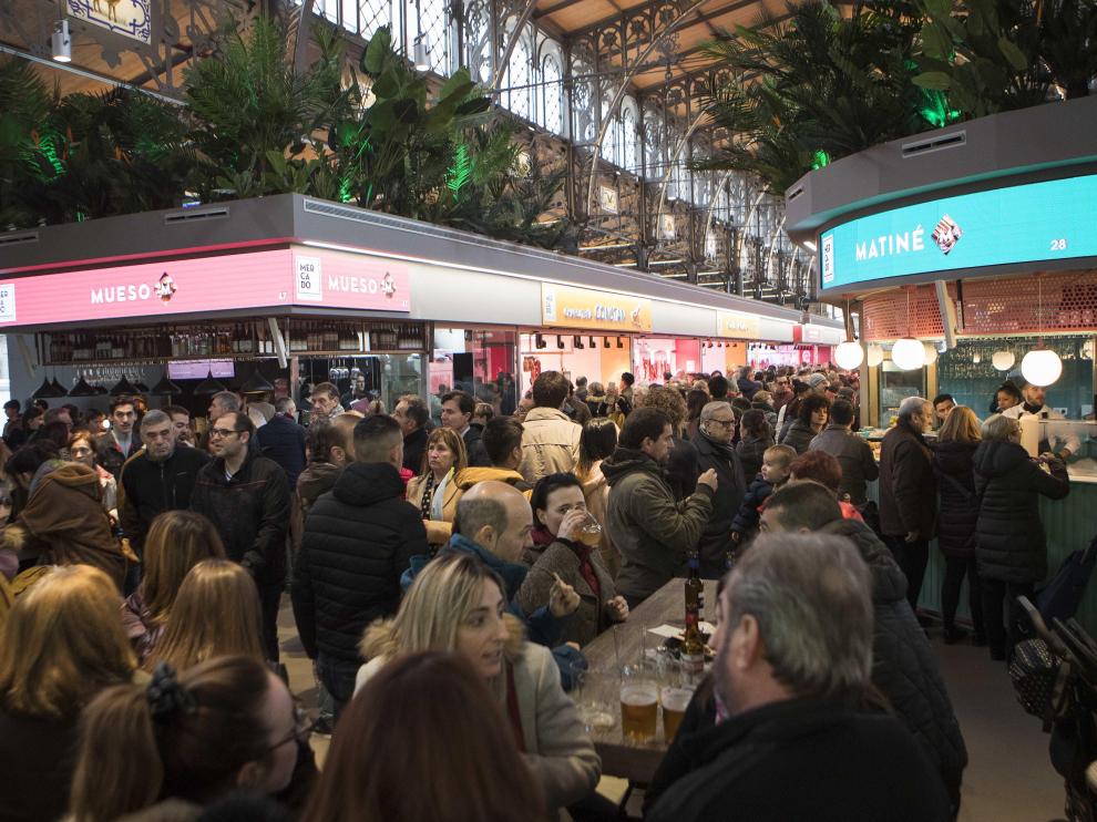 Gran afluencia de público en el primer fin de semana del nuevo Mercado Central