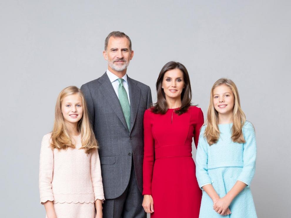 Nueva fotografía oficial de la Familia Real.
