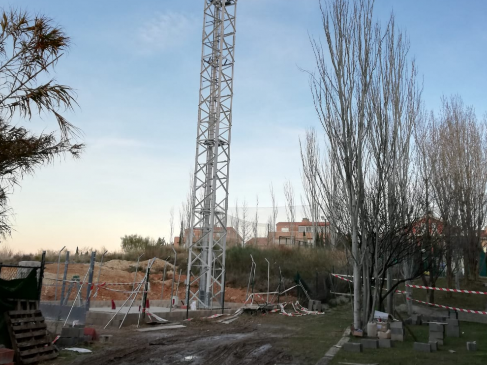 Lugar donde se pretende instalar la antena en Montecanal.