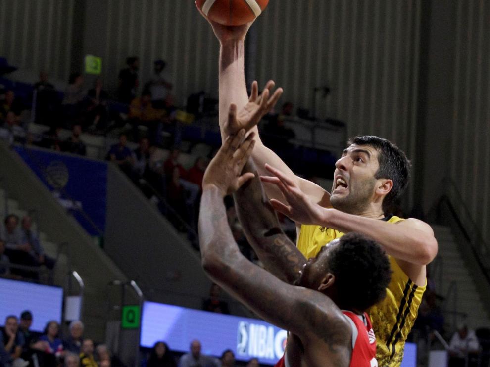 Giorgi Shermadini, jugador del Iberostar Tenerife, será una de las estrellas que juegue en la Copa del Rey de baloncesto.