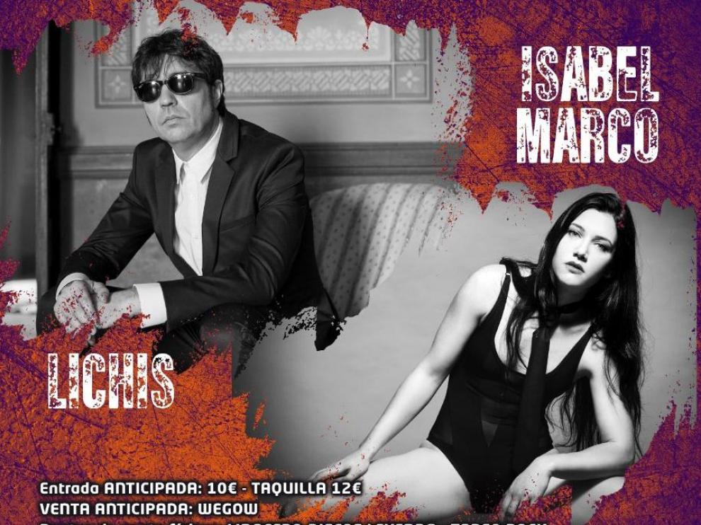 Cartel de los conciertos de 'Voces alternativas' en Zaragoza