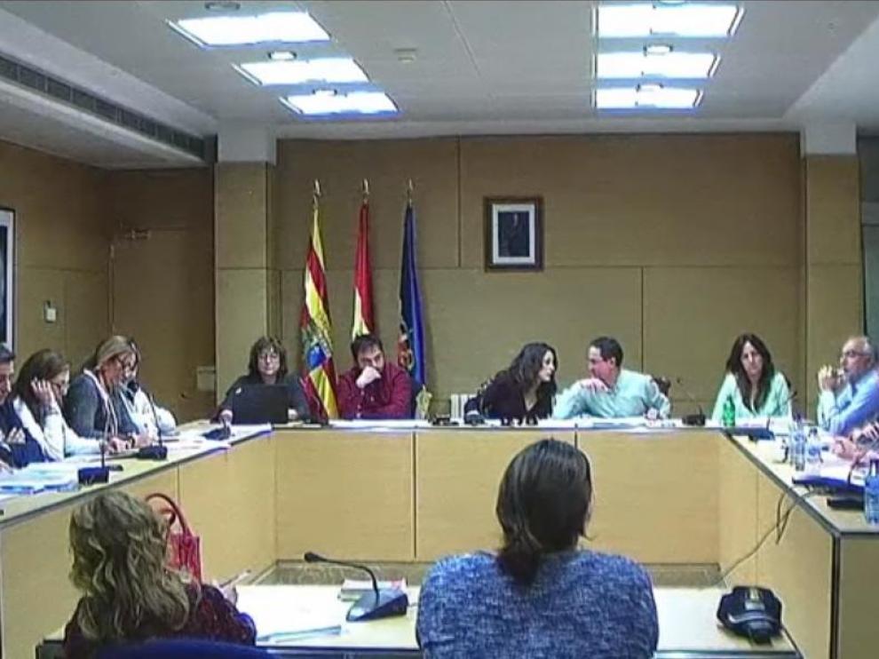 Imagen del último pleno celebrado en Utebo.
