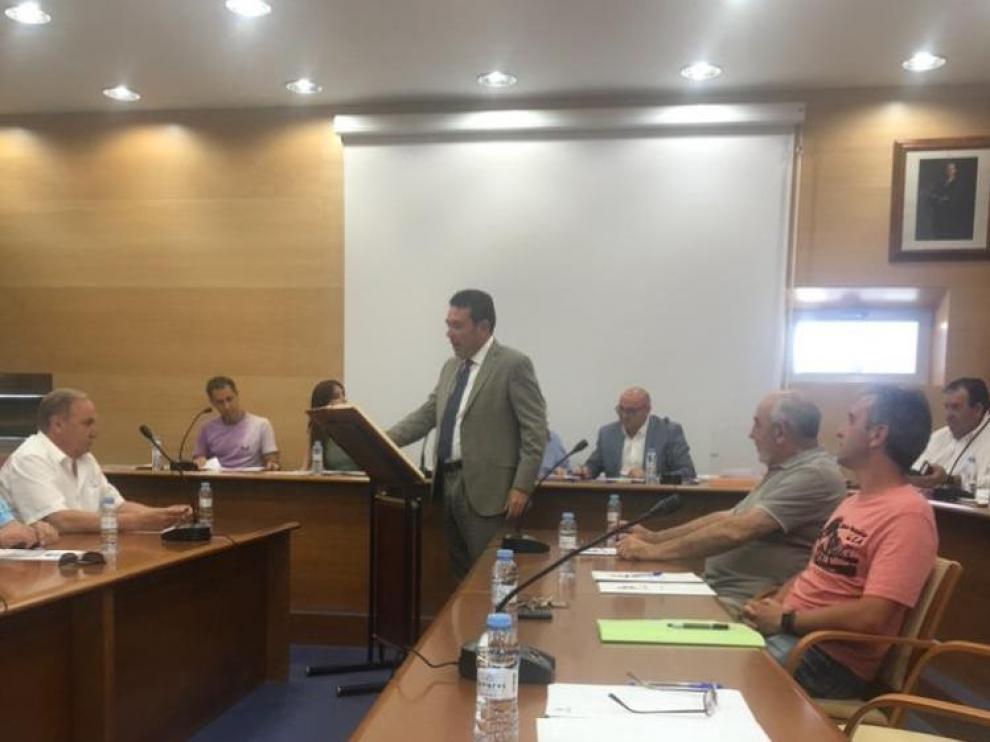 Toma de posesión de José Luis Ansón como presidente de la comarca Campo de Cariñena.