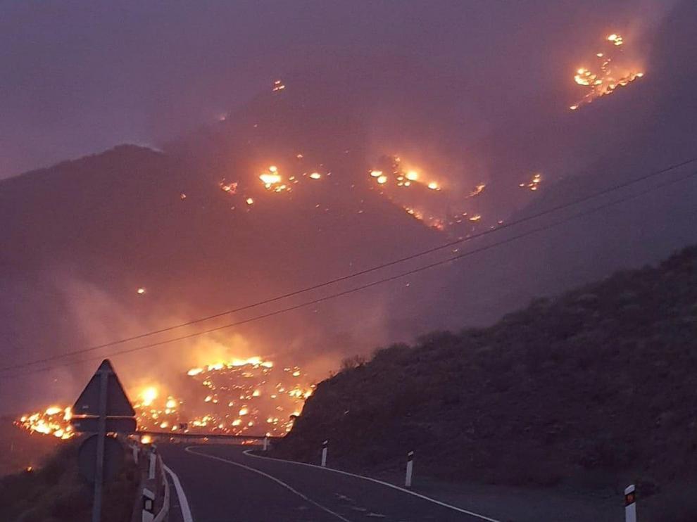 Incendio en Gran Canaria